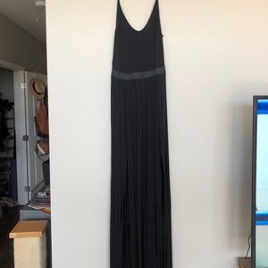 Black maxi dress